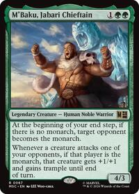 M'Baku, Jabari Chieftain (67) [Commander: Marvel Super Heroes]