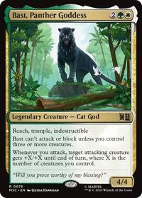 Bast, Panther Goddess (75) [Commander: Marvel Super Heroes]