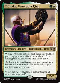 T'Chaka, Venerable King (98) [Commander: Marvel Super Heroes]