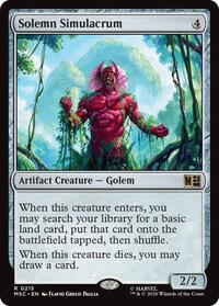 Solemn Simulacrum (215) [Commander: Marvel Super Heroes]