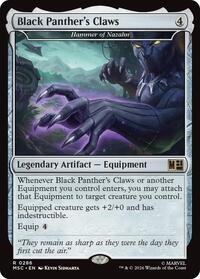 Black Panther's Claws - Hammer of Nazahn (286) [Commander: Marvel Super Heroes]