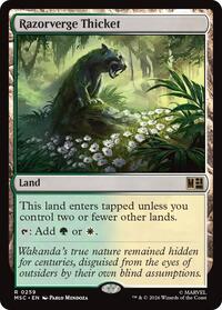 Razorverge Thicket (259) [Commander: Marvel Super Heroes]