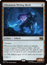 Vibranium Mining Mech (Surge Foil) (117) [Commander: Marvel Super Heroes]