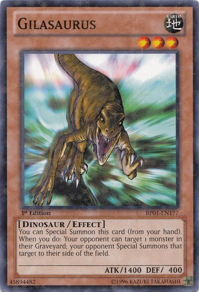 Gilasaurus (Starfoil) (BP01-EN177) [Battle Pack: Epic Dawn]