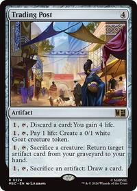 Trading Post (Surge Foil) (224) [Commander: Marvel Super Heroes]