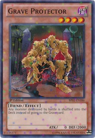 Grave Protector (Starfoil) (BP01-EN186) [Battle Pack: Epic Dawn]