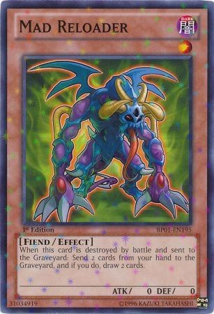 Mad Reloader (Starfoil) (BP01-EN195) [Battle Pack: Epic Dawn]