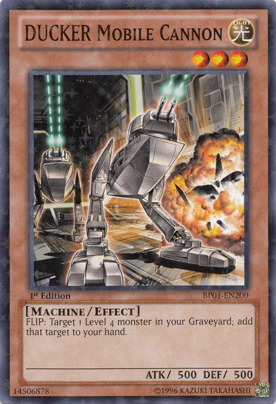 DUCKER Mobile Cannon (Starfoil) (BP01-EN200) [Battle Pack: Epic Dawn]