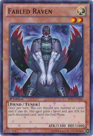 Fabled Raven (Starfoil) (BP01-EN205) [Battle Pack: Epic Dawn]