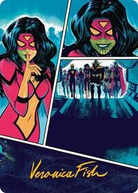 Secret Invasion Art Card (Gold-Stamped Signature) (18) [Art Series: Marvel Super Heroes]