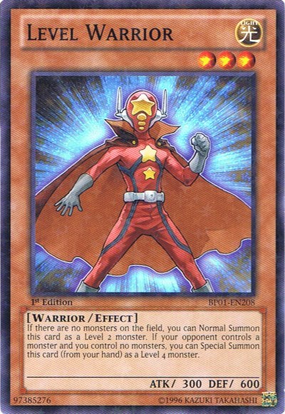 Level Warrior (Starfoil) (BP01-EN208) [Battle Pack: Epic Dawn]