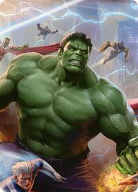 Hulk, Always Angry Art Card (2) [Art Series: Marvel Super Heroes]