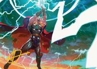 Lightning Strike Art Card (Gold-Stamped Signature) (11) [Art Series: Marvel Super Heroes]