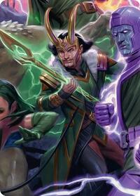 Loki, God of Lies Art Card (12) [Art Series: Marvel Super Heroes]
