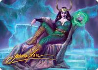 Lady Loki, Agent of Chaos Art Card (Gold-Stamped Signature) (33) [Art Series: Marvel Super Heroes]