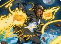 Photon, Mighty Marvel Art Card (Gold-Stamped Signature) (34) [Art Series: Marvel Super Heroes]