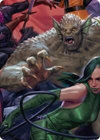 Abomination, Irradiated Brute Art Card (11) [Art Series: Marvel Super Heroes]