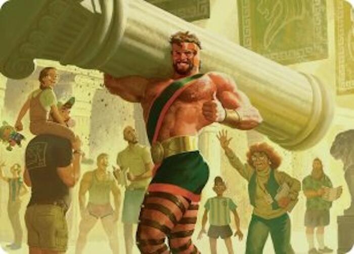 Hercules, Prince of Power Art Card (13) [Art Series: Marvel Super Heroes]