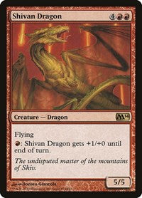 Shivan Dragon (154) [Magic 2014 (M14)]