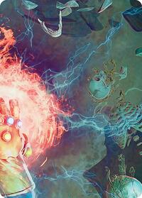 Thanos, the Mad Titan Art Card (3/9) (3) [Art Series: Marvel Super Heroes]