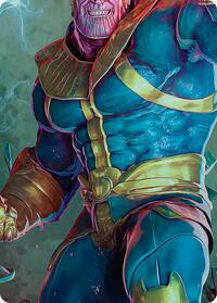 Thanos, the Mad Titan Art Card (5/9) (5) [Art Series: Marvel Super Heroes]