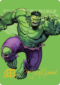 The Incredible Hulk Art Card (Gold-Stamped Signature) (28) [Art Series: Marvel Super Heroes]