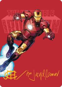 The Invincible Iron Man Art Card (Gold-Stamped Signature) (29) [Art Series: Marvel Super Heroes]