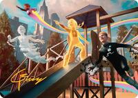 Power Pack Art Card (Gold-Stamped Signature) (37) [Art Series: Marvel Super Heroes]