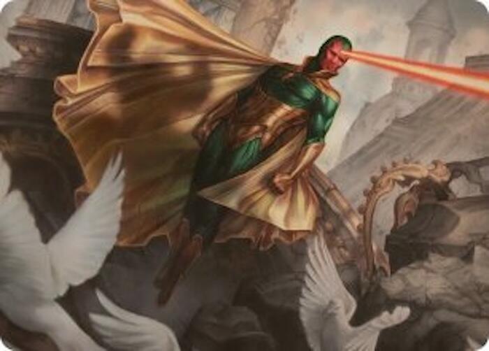 The Vision Art Card (15) [Art Series: Marvel Super Heroes]