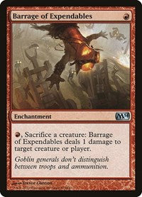 Barrage of Expendables (127) [Magic 2014 (M14)]
