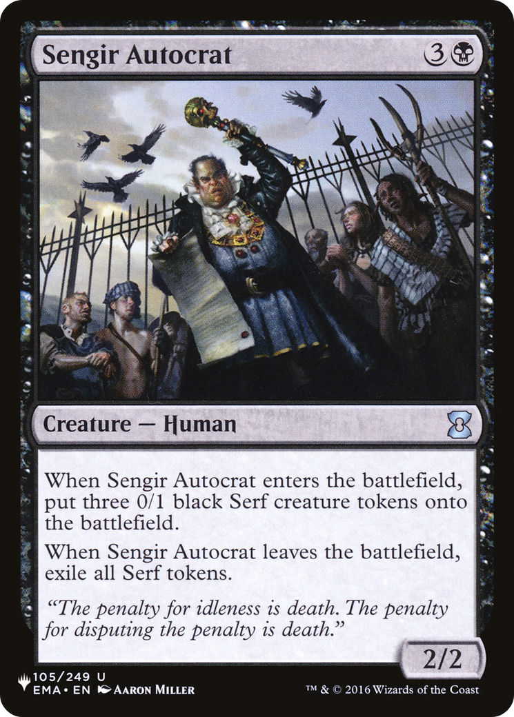Sengir Autocrat (LIST-105/249) - The List