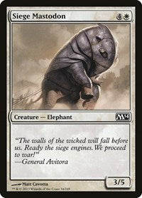 Siege Mastodon (34) [Magic 2014 (M14)]