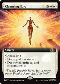 Cleansing Nova (Extended Art) (297) [Commander: Marvel Super Heroes]