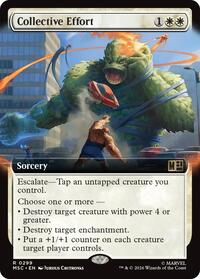 Collective Effort (Extended Art) (299) [Commander: Marvel Super Heroes]