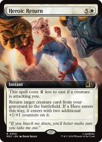 Heroic Return (Extended Art) (309) [Commander: Marvel Super Heroes]
