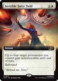 Invisible Force Field (Extended Art) (311) [Commander: Marvel Super Heroes]