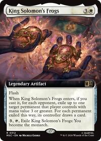 King Solomon's Frogs (Extended Art) (312) [Commander: Marvel Super Heroes]
