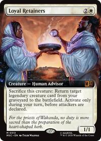 Loyal Retainers (Extended Art) (313) [Commander: Marvel Super Heroes]