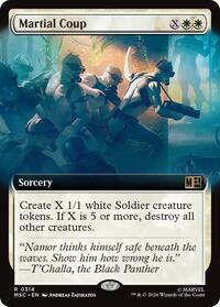 Martial Coup (Extended Art) (314) [Commander: Marvel Super Heroes]