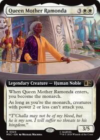 Queen Mother Ramonda (Extended Art) (320) [Commander: Marvel Super Heroes]