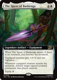 The Spear of Bashenga (Extended Art) (322) [Commander: Marvel Super Heroes]