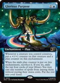 Glorious Purpose (Extended Art) (330) [Commander: Marvel Super Heroes]