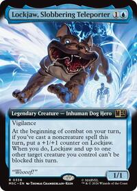 Lockjaw, Slobbering Teleporter (Extended Art) (336) [Commander: Marvel Super Heroes]