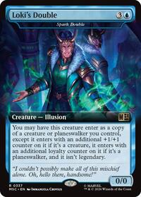 Loki's Double - Spark Double (Extended Art) (337) [Commander: Marvel Super Heroes]