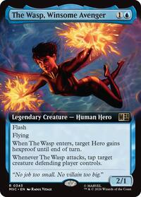The Wasp, Winsome Avenger (Extended Art) (343) [Commander: Marvel Super Heroes]