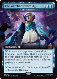 The Watcher's Warning - Mind's Dilation (Extended Art) (344) [Commander: Marvel Super Heroes]