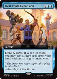 West Coast Expansion (Extended Art) (345) [Commander: Marvel Super Heroes]