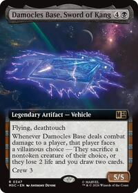 Damocles Base, Sword of Kang (Extended Art) (347) [Commander: Marvel Super Heroes]