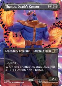 Thanos, Death's Consort (Extended Art) (508) [Commander: Marvel Super Heroes]
