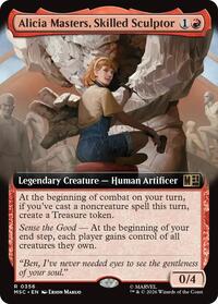 Alicia Masters, Skilled Sculptor (Extended Art) (356) [Commander: Marvel Super Heroes]